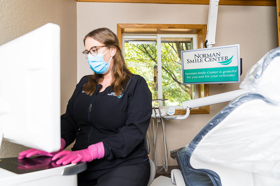 get an oral cancer screening at norman smile center